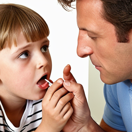 Home 15 **
A child with ADHD receiving encouragement from their parents while taking medication. The scene should depict a supportive and understanding environment. Elements of therapy (like visual schedules or reward charts) could be subtly included.
**