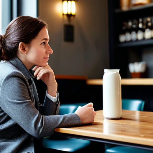 A professional adult individual, fully clothed in modest business casual attire, sitting slightly apart from a blurred group in a cozy, modern cafe. The person's expression is contemplative and their posture slightly reserved, subtly conveying a sense of internal social anxiety and isolation amidst a public setting. Soft, ambient lighting creates a quiet atmosphere. safe for work, appropriate content, fully clothed, modest clothing, perfect anatomy, correct proportions, natural pose, well-formed hands, proper finger count, natural body proportions, professional photography, high quality, family-friendly.