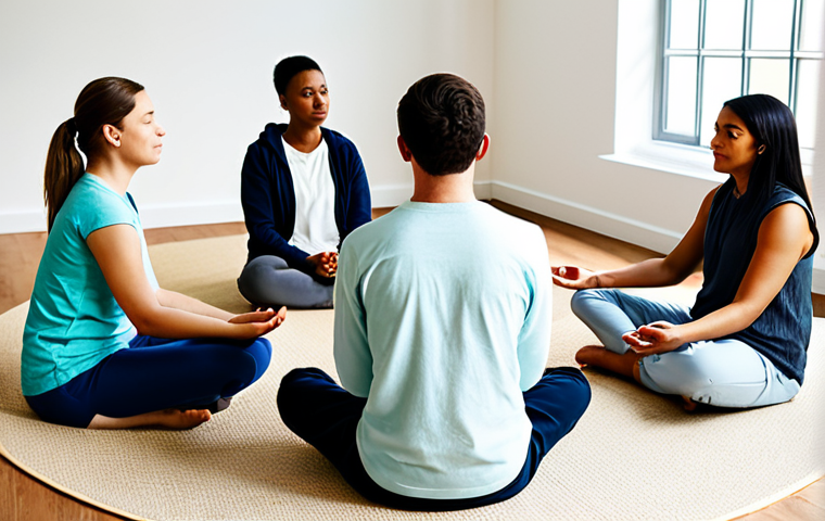 공황장애와 스트레스의 관계 - Diaphragmatic Breathing Exercise**

"A woman in comfortable, modest clothing is lying on her back on...