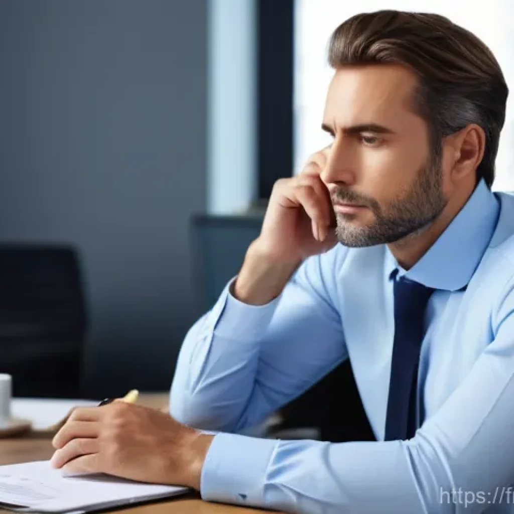 수면장애 진단 과정 - **Prompt:** A fatigued adult professional (male or female, 30s-40s) sitting at a desk in a modern of...