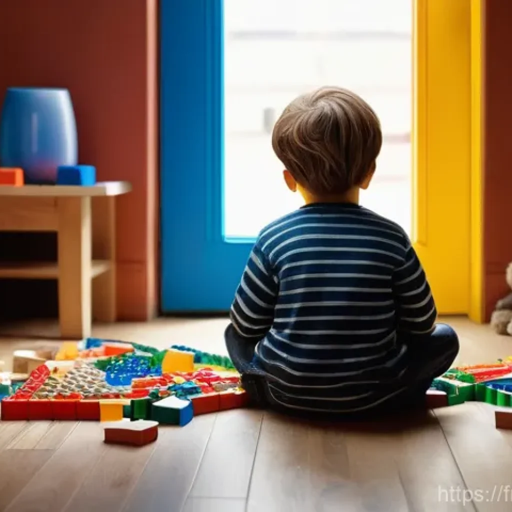 소아 우울증 진단 사례 - **Prompt:** A young child, around 7-8 years old, fully clothed in comfortable, age-appropriate casua...